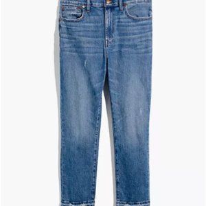 Madewell high-rise slim boyjean in melbourne wash